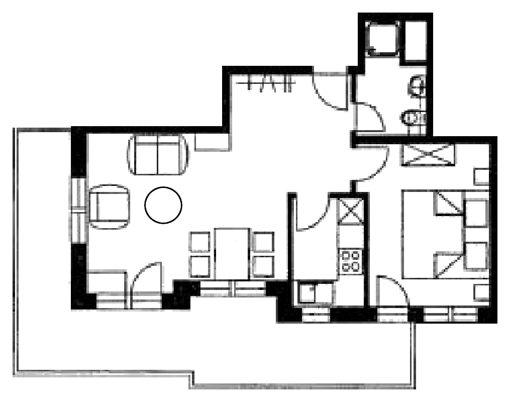 ferienwohnungen swiss chalet saas fee grundriss