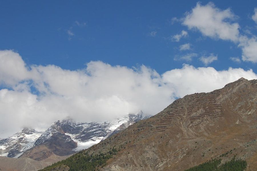 ferienwohnungen swiss chalet saas fee aussicht