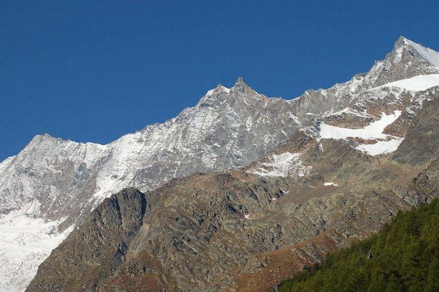 ferienwohnungen swiss chalet saas fee aussicht